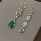 Orecchini in pietra blu
