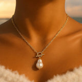Collana con pendenti e perle
