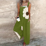 Jumpsuit Relaxed Fit in Nero Stampato