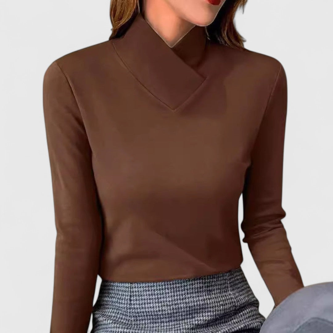 Clair | Elegante Maglione con Collo Alto