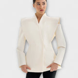 Blazer con spacco