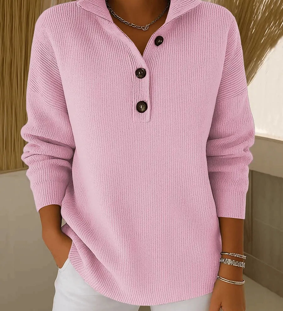 FIRENZE | Polo Sweater with V-Neck