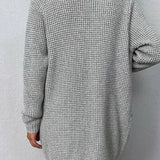 Maglione aperto rosa