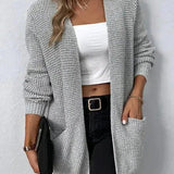 Maglione aperto rosa