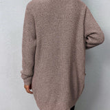Maglione aperto rosa