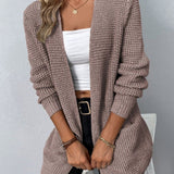 Maglione aperto rosa