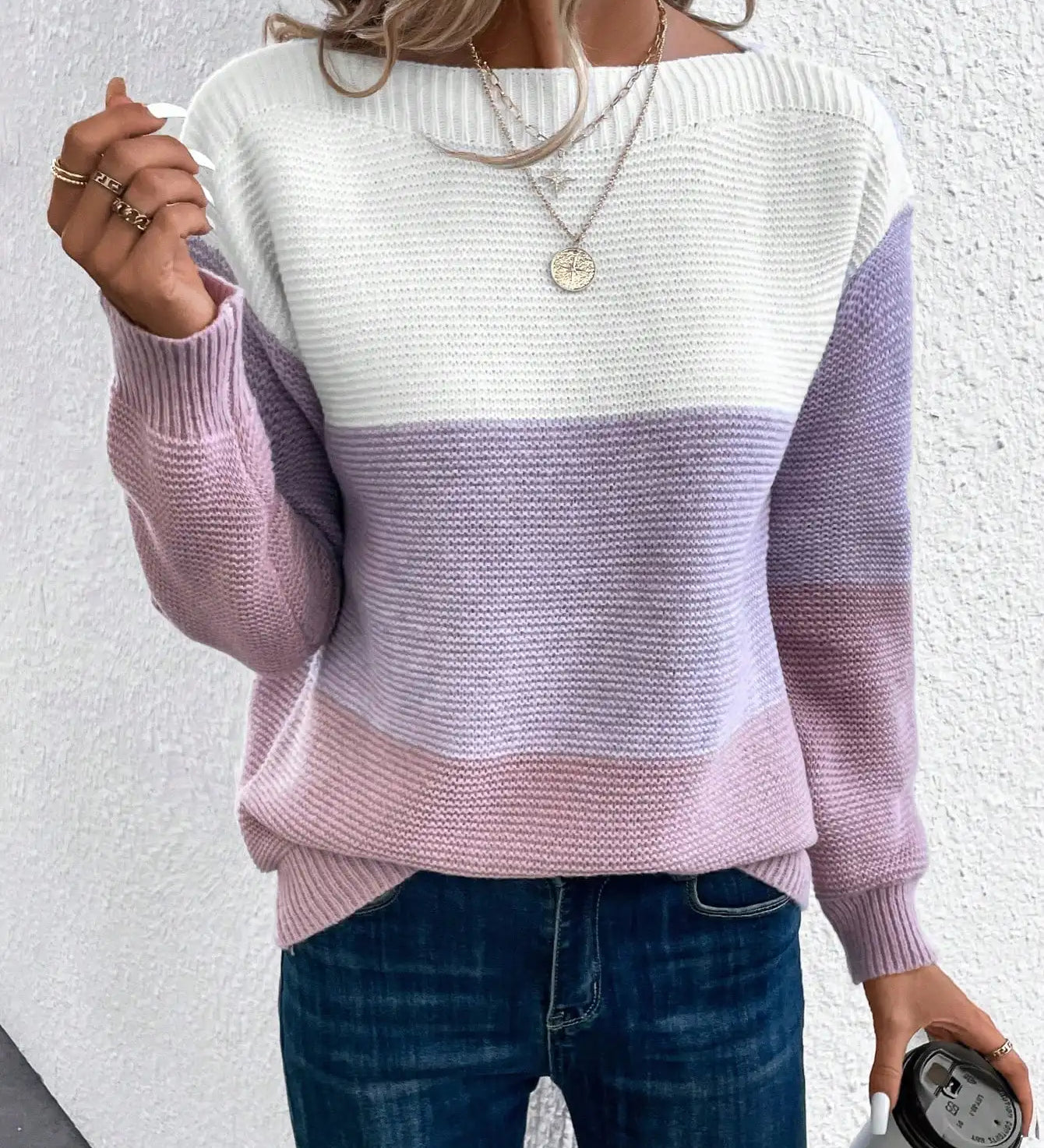 Grace | Accogliente Maglione Ombre