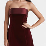 Sariya™ | Abito in velluto elegante