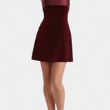 Sariya™ | Abito in velluto elegante