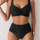 Taormina - Completo Bikini Estivo con Vita Alta