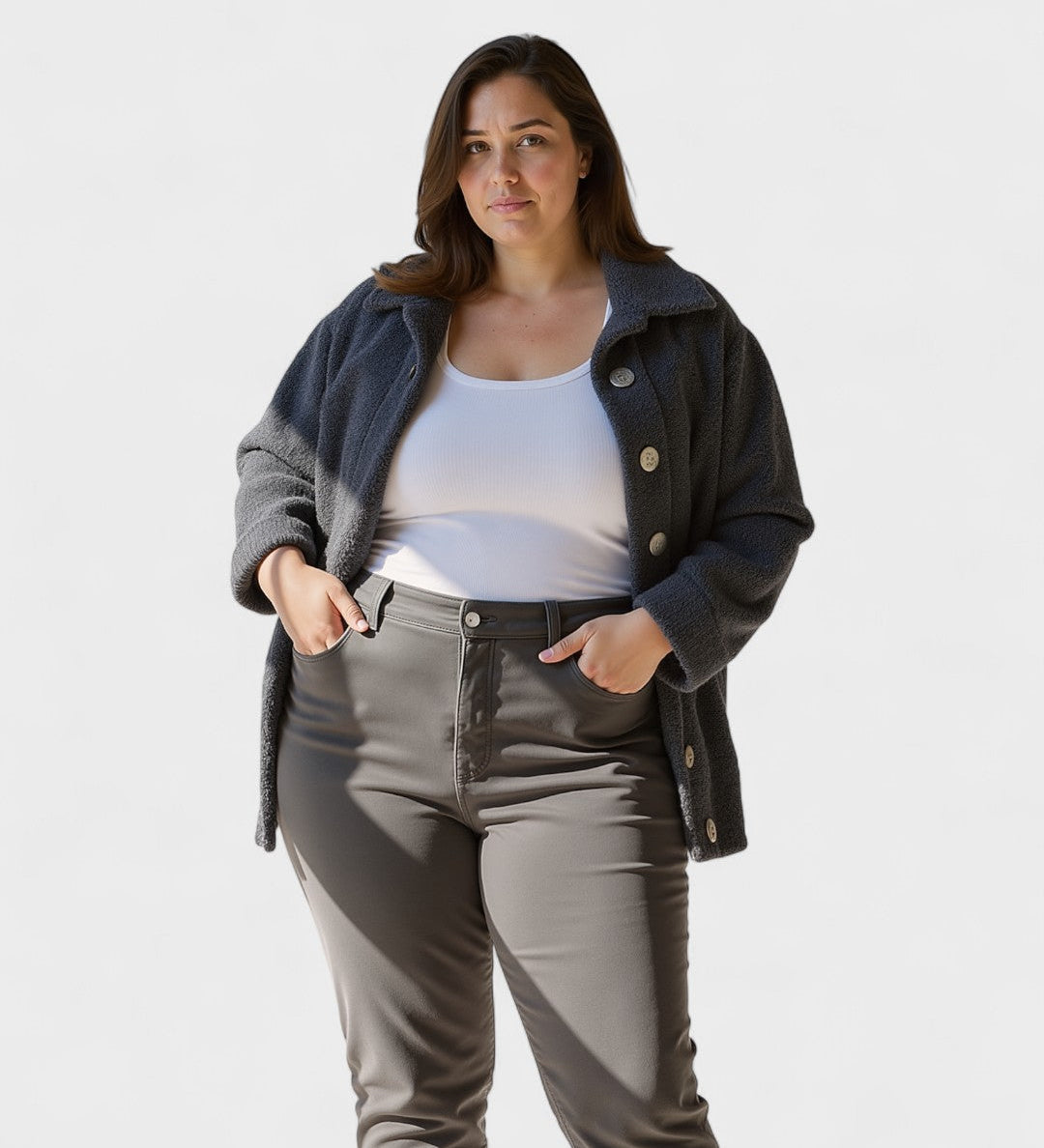 Selina™ Fleece giacca – Eleganza al caldo