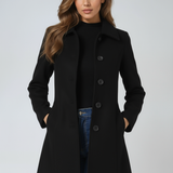 Petra - Cappotto invernale da donna con bottone