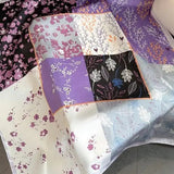 Violetta - sciarpa all'uncinetto (100% seta - 68cm)