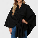 Yvette | Poncho Drappeggiato Elegante