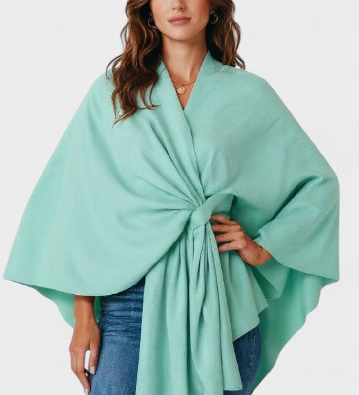 Yvette | Poncho Drappeggiato Elegante