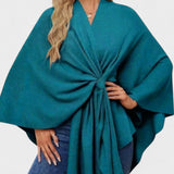 Yvette | Poncho Drappeggiato Elegante
