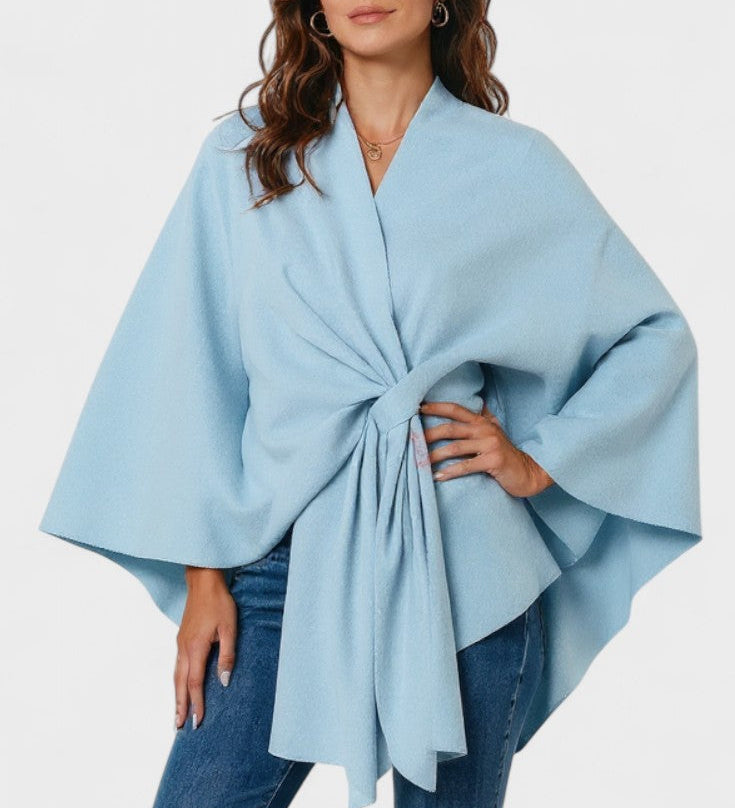 Yvette | Poncho Drappeggiato Elegante
