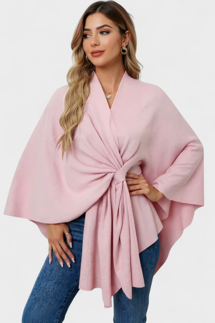 Yvette | Poncho Drappeggiato Elegante