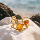 Anelli solari dorati