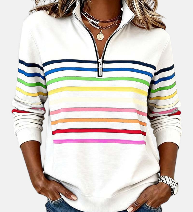 Andrea – Maglione a righe da donna