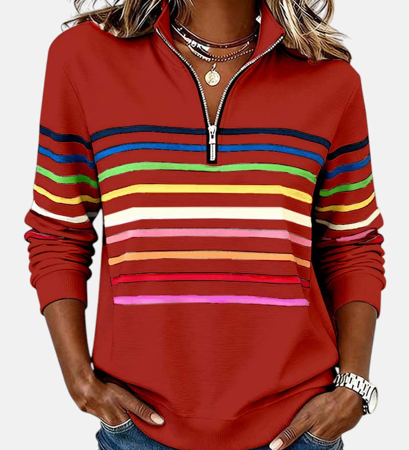 Andrea – Maglione a righe da donna