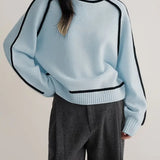 Donna | Elegante Maglione con Collo Alto