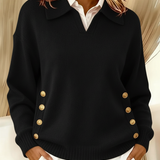 VYNETTE | Maglione a V con Collo