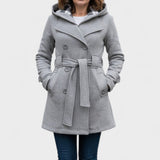 Leona™ | Cappotto elegante a doppio petto