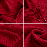 Emily | Maglione con Cappuccio a Treccia Elegante