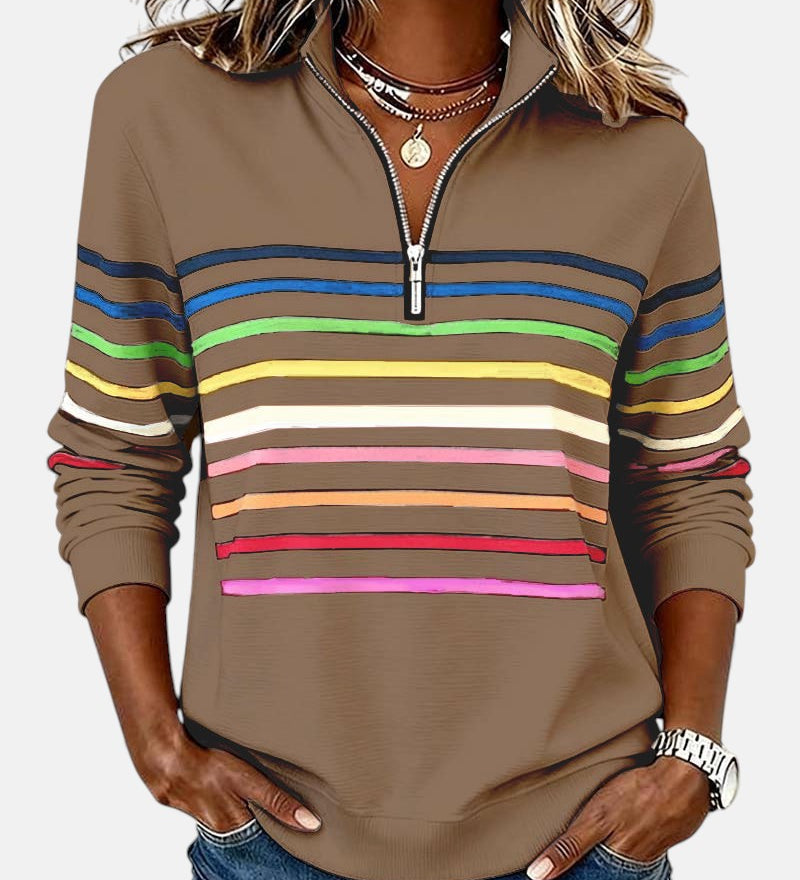 Andrea – Maglione a righe da donna