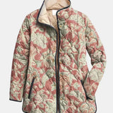 Naya | Giacca Floreale Vintage Trapuntata Casual
