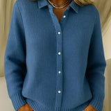 Katrina | Cardigan in Maglia Testurizzata con Bottoni