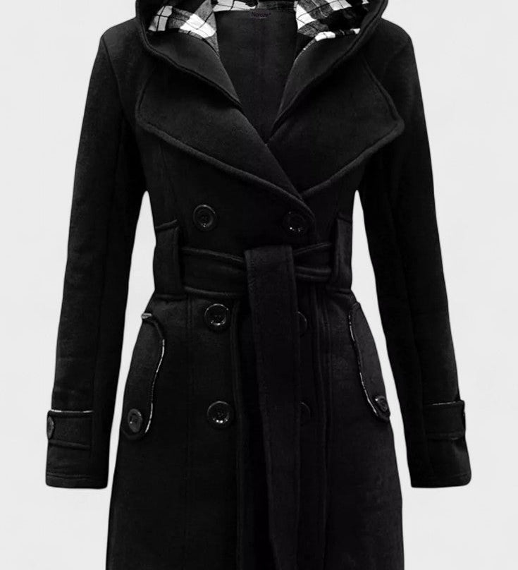Leona™ | Cappotto elegante a doppio petto