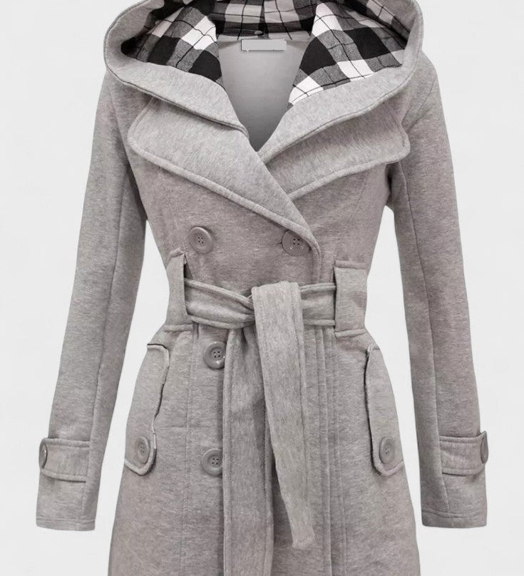 Leona™ | Cappotto elegante a doppio petto