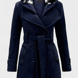 Leona™ | Cappotto elegante a doppio petto