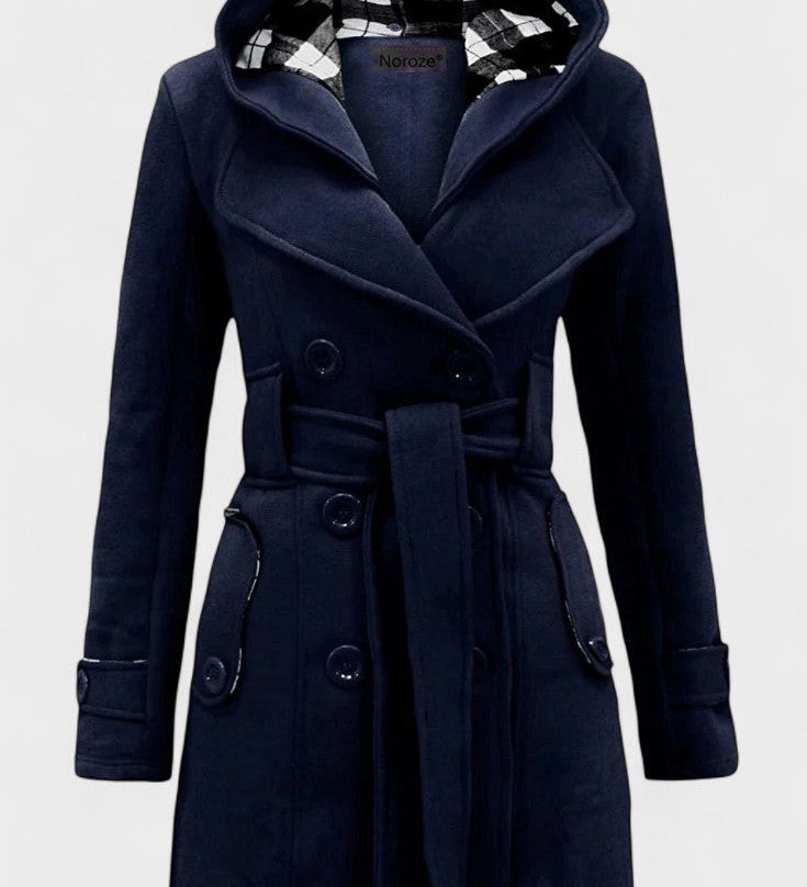 Leona™ | Cappotto elegante a doppio petto