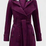 Leona™ | Cappotto elegante a doppio petto