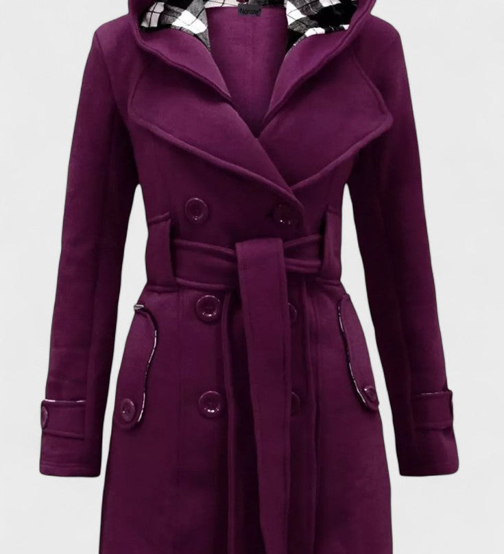 Leona™ | Cappotto elegante a doppio petto