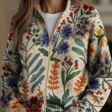 Tabitha™ | Floral Garden Zip Cardigan