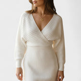 Klara™ | Abito avvolgente elegante con scollo a V
