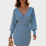 Klara™ | Abito avvolgente elegante con scollo a V