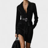 Veronika™ | Abito midi in suede