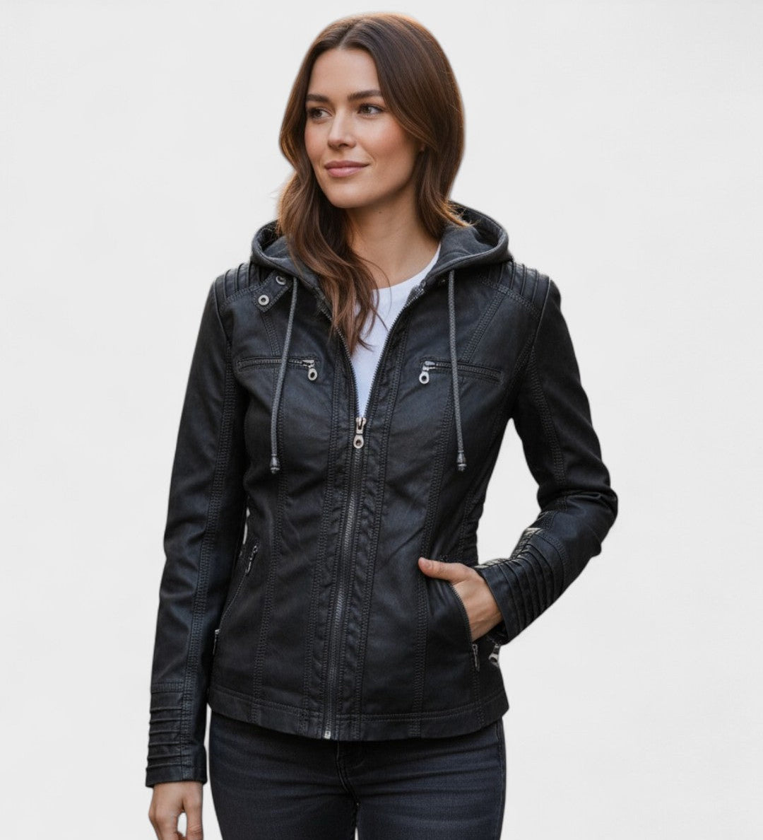 Klára™ | Giacca in pelle