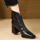 Jana - Stivali alla caviglia di lusso con tacco medio